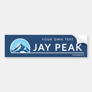 Jay Peak Vermont mountain ski resort Bumper Sticker