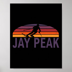 Jay Peak Vermont New England Usa Ski Resort Snowbo Poster