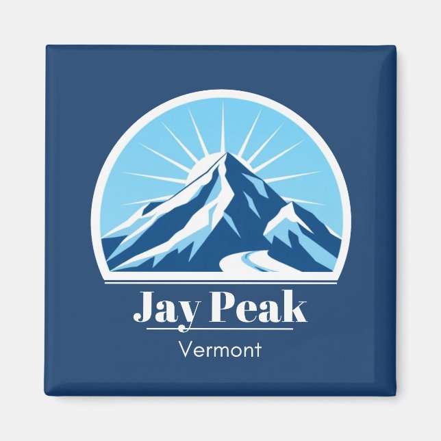 Jay Peak Vermont ski resort vacation blue  Magnet (Front)