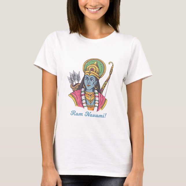 Jay Shree Ram Warrior Queen T-Shirt Design! (Front)
