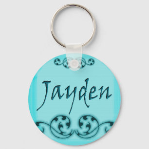 Jayden Scroll Keychain