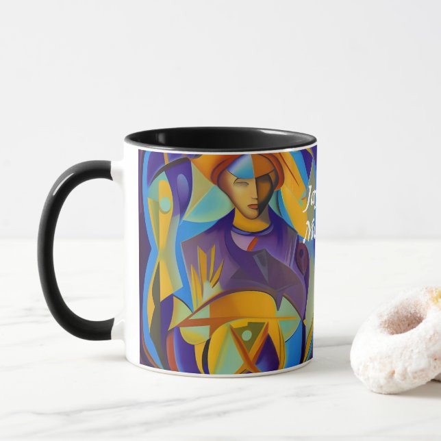 Jayesh's Morning Tea Personalized Customizable Mug (With Donut)
