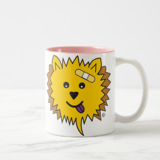 JayJay the Chow face Two-Tone Coffee Mug