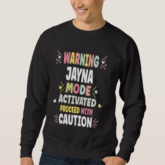 JAYNA Personalized Women's Gift Custom JAYNA Sweatshirt (Front)