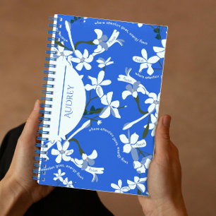 JAZMIN FOCUS CERULEAN NOTEBOOK