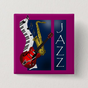 Jazz 2 Inch Square Button