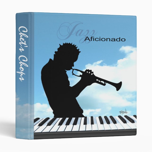 Jazz Aficionado Music Avery Binder (Front/Spine)