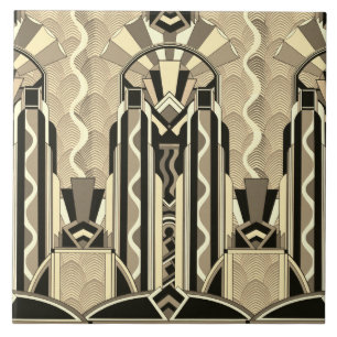 Jazz Age Deco Tile