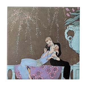 Jazz Age Fireworks Tile