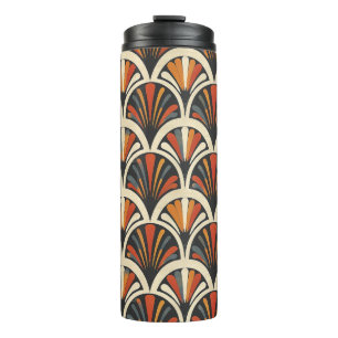 Jazz Age Glam Repeat Pattern Thermal Tumbler