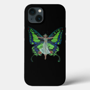 Jazz Age Showgirl Flapper Butterfly Wings Cut Out iPhone 13 Case