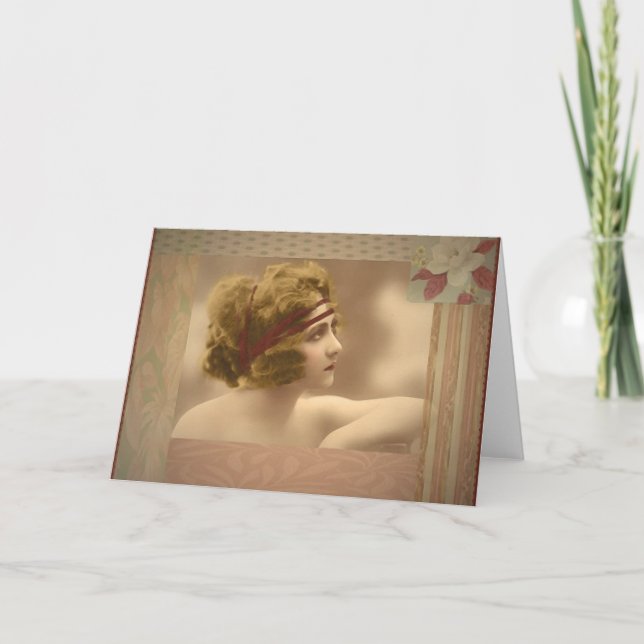 Jazz Baby Greeting Card (Front)