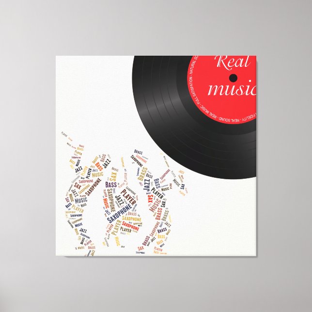 Jazz Band Canvas Print (Front)
