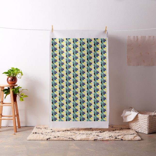 Jazz Blues Fabric (In Situ)