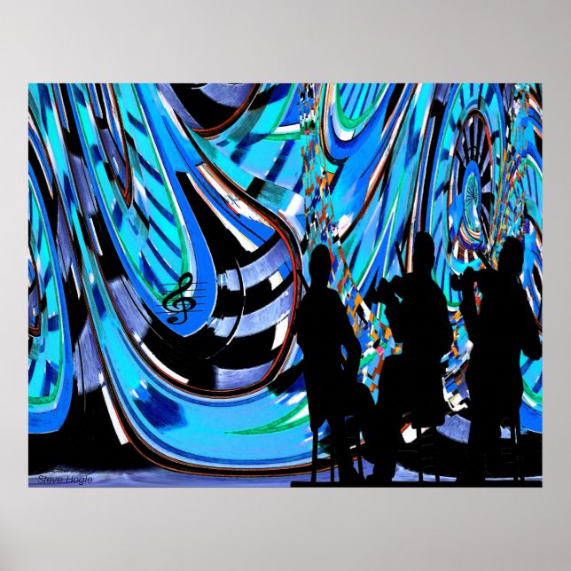 Jazz Blues Poster (Front)