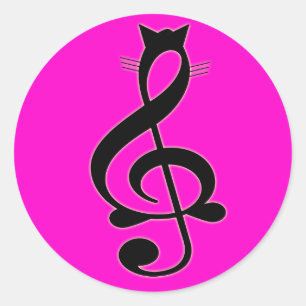 Jazz Cat Sticker