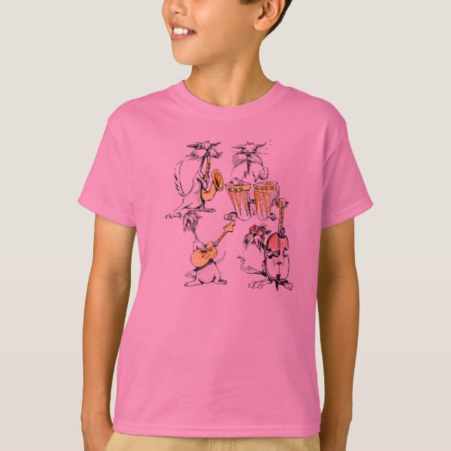 jazz cat T-Shirt (Front)