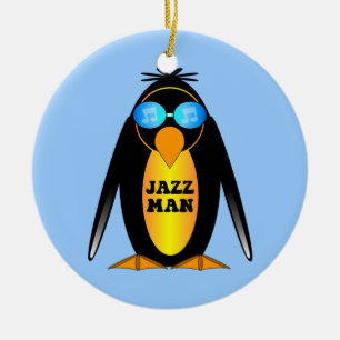 jazz ceramic ornament