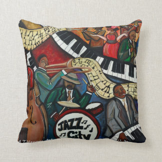 Jazz City Pillow