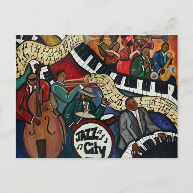 Jazz City Postcard (Front)