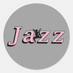 Jazz Classic Round Sticker