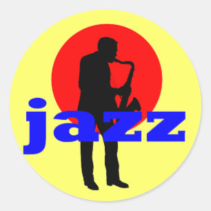 Jazz Classic Round Sticker