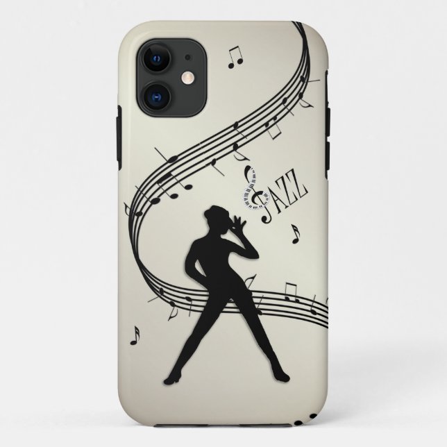 Jazz Dance Golden Music Case-Mate iPhone Case (Back)