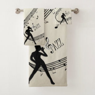 Jazz Dance Golden Music Ensemble de serviettes de 