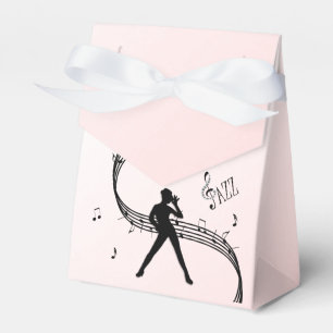 Jazz Dance Pink Music Favor Box