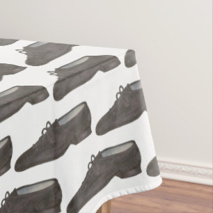 Jazz Dance Shoes Slippers Ballerina Dancer Class Tablecloth