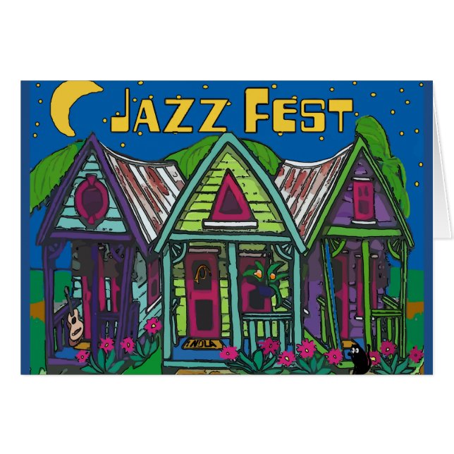 Jazz fest Houses (Front Horizontal)