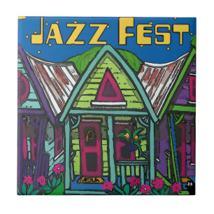 Jazz fest Houses Tile