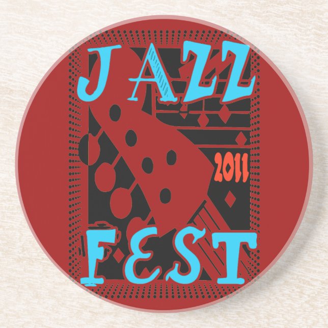 Jazz Fest Skelton Coaster (Front)