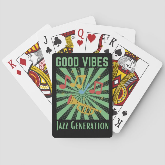 Jazz Generation Playing Cards (Back)