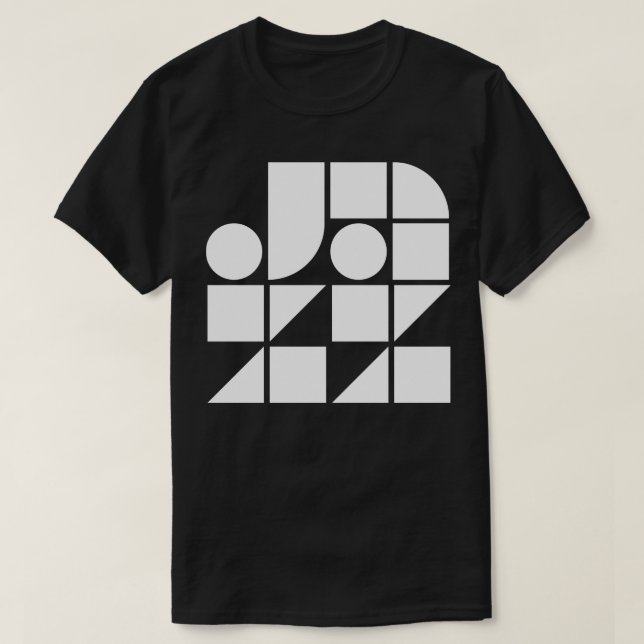 jazz geometric minimal design T-Shirt (Design Front)