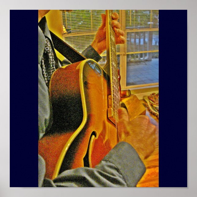 Jazz Guitar Poster (Front)
