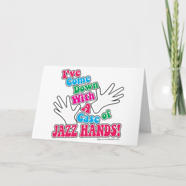 Jazz Hands! Card (Front)