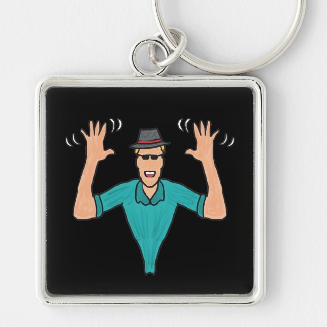 Jazz Hands Keychain (Front)