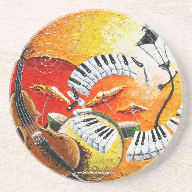 Jazz In The Hills Drink Coaster (Front)