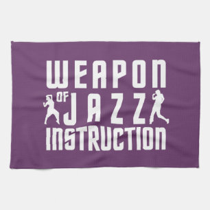 Jazz Instruction custom colour hand towel