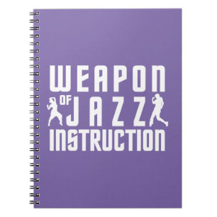 Jazz Instruction custom colour notebook