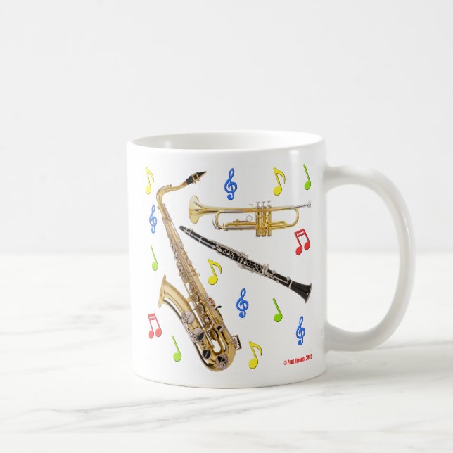 JAZZ JAMMIN, JAZZ JAMMIN COFFEE MUG (Right)