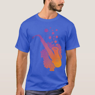 Jazz Lover Saxophonist Music Instrument Saxophone T-Shirt