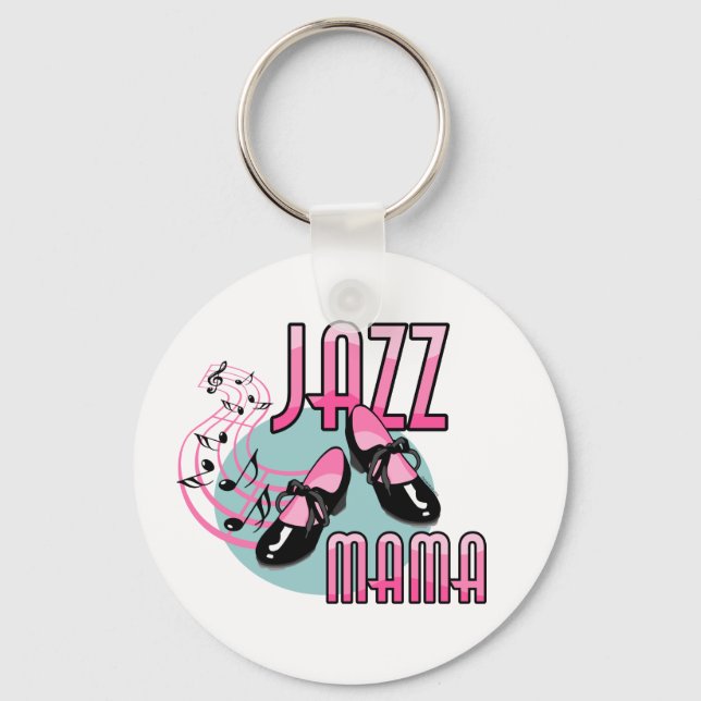 Jazz Mama Tap Dancing Keychain (Front)