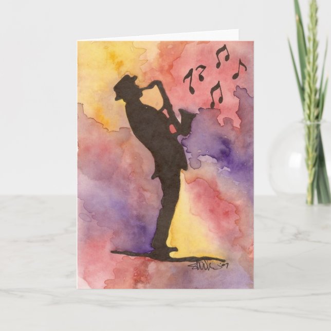 Jazz Man Card (Front)