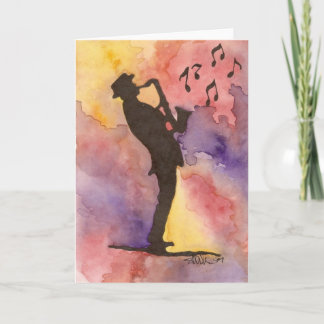 Jazz Man Card