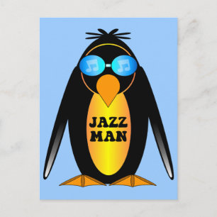 Jazz Man Postcard