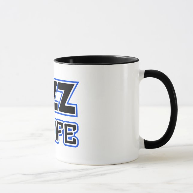 Jazz mug - choose style & colour (Right)