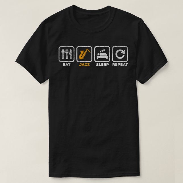 Jazz Music 3 T-Shirt (Design Front)