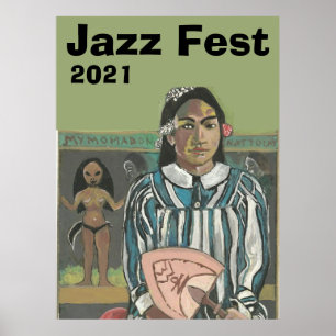jazz Music after Gauguin Poster